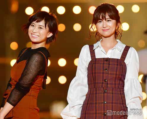 テレ朝宇賀なつみアナ&山本雪乃アナ、TGC降臨 仲良く2ショットランウェイ<TGC2018A/W>
