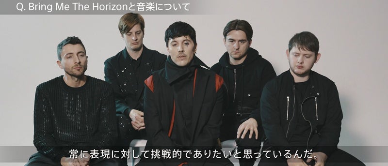 英人気ロックバンド・BMTH、迫力の演奏披露　ファンへメッセージも