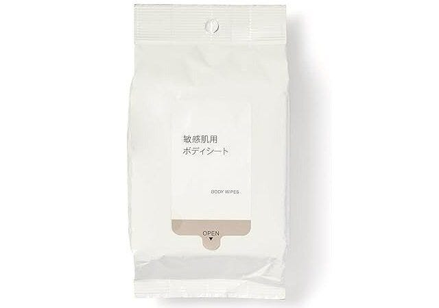 無印良品　敏感肌用ボディシート