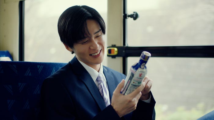 目黒蓮/「しぼ生を想う男 登場」篇(提供写真)