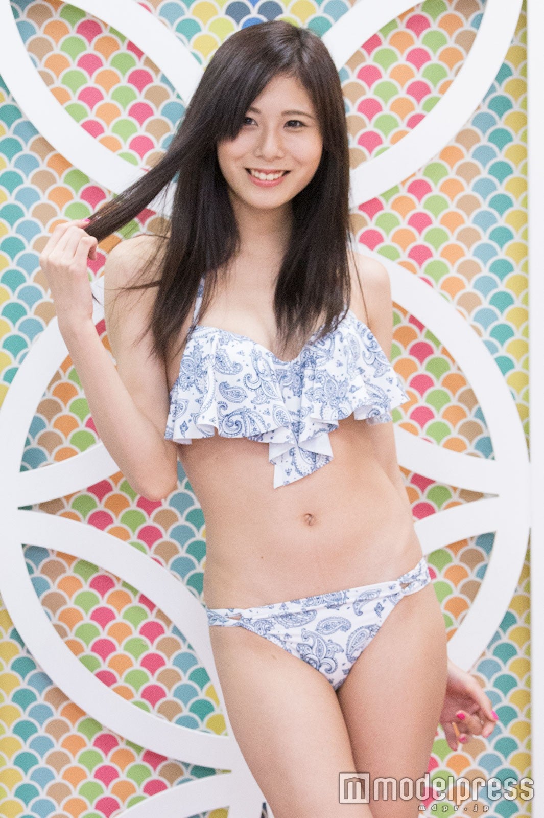 沖舘唯／水着提供：AIRCOLORS（C）モデルプレス