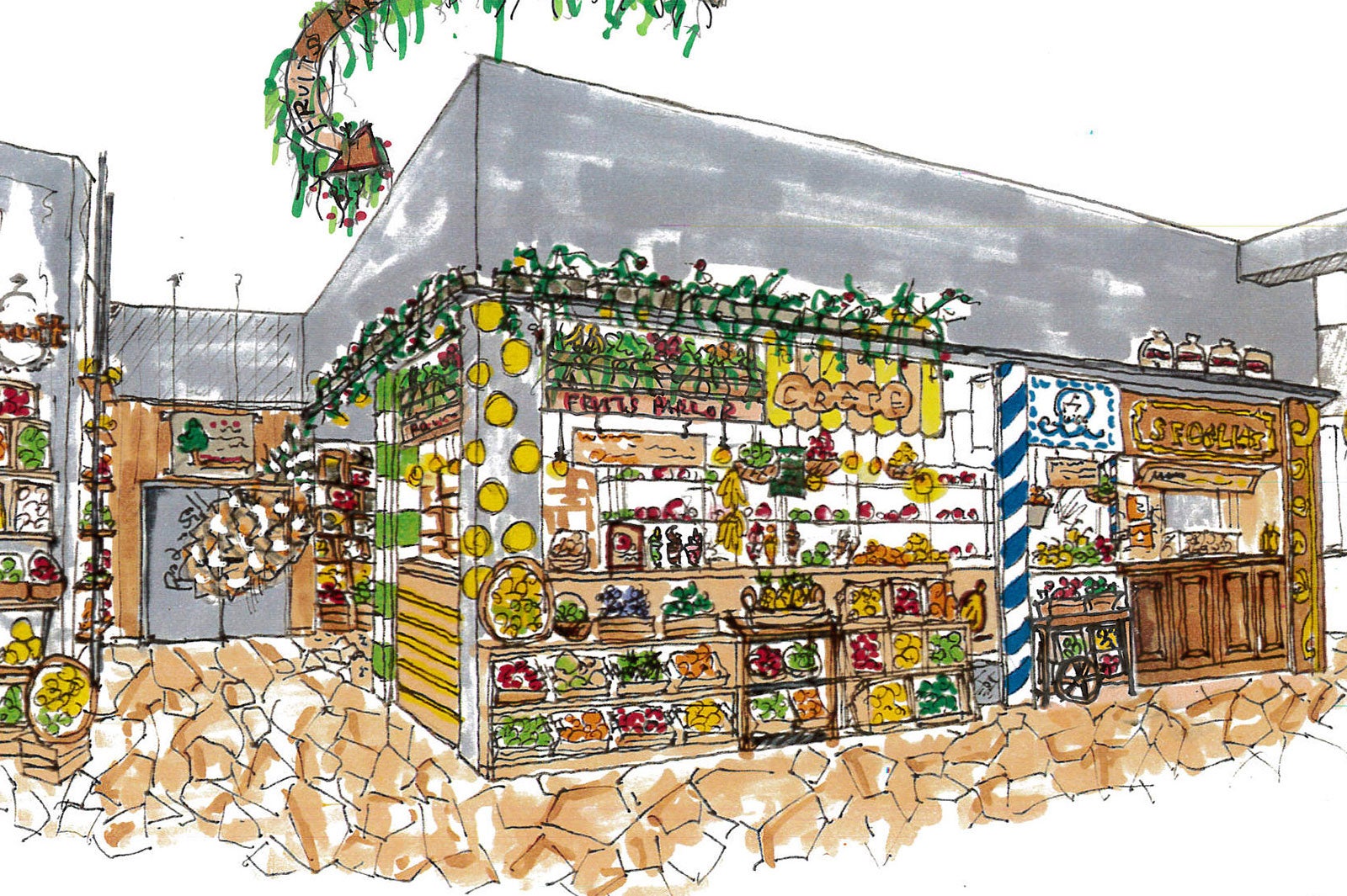 キッチン＆マーケット B「スイーツアットホーム」／画像提供：JR西日本SC開発