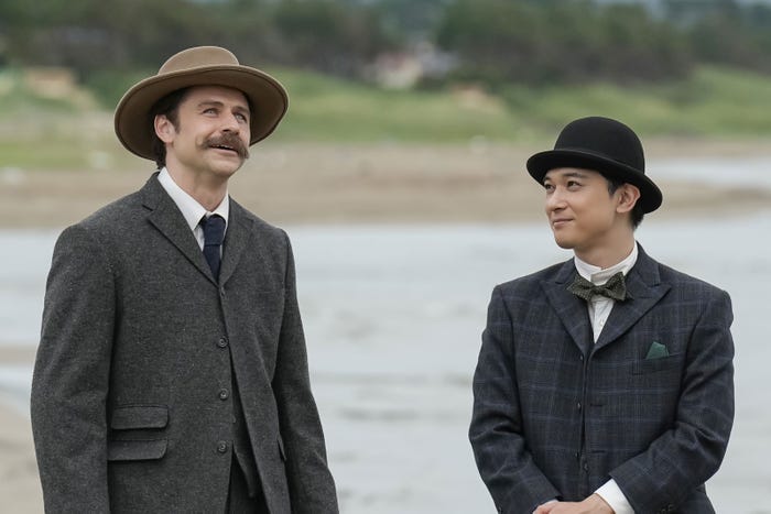 トミー・バストウ、吉沢亮「ばけばけ」第66話(C)NHK