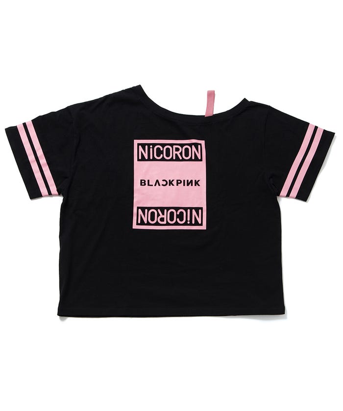 「NiCORON」BLACKPINK×NiCORONロゴ T シャツ (提供写真)