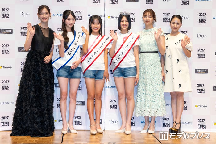 トラウデン直美、池田愛生さん、山元柊菜さん、中島璃娃さん、新川優愛、平祐奈(C)モデルプレス
