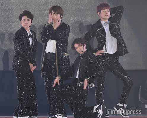 ふぉ~ゆ~、シークレットゲストで「ガルアワ」初出演 越岡裕貴「入り口で警備員に止められました」 <GirlsAward 2023 A/W>