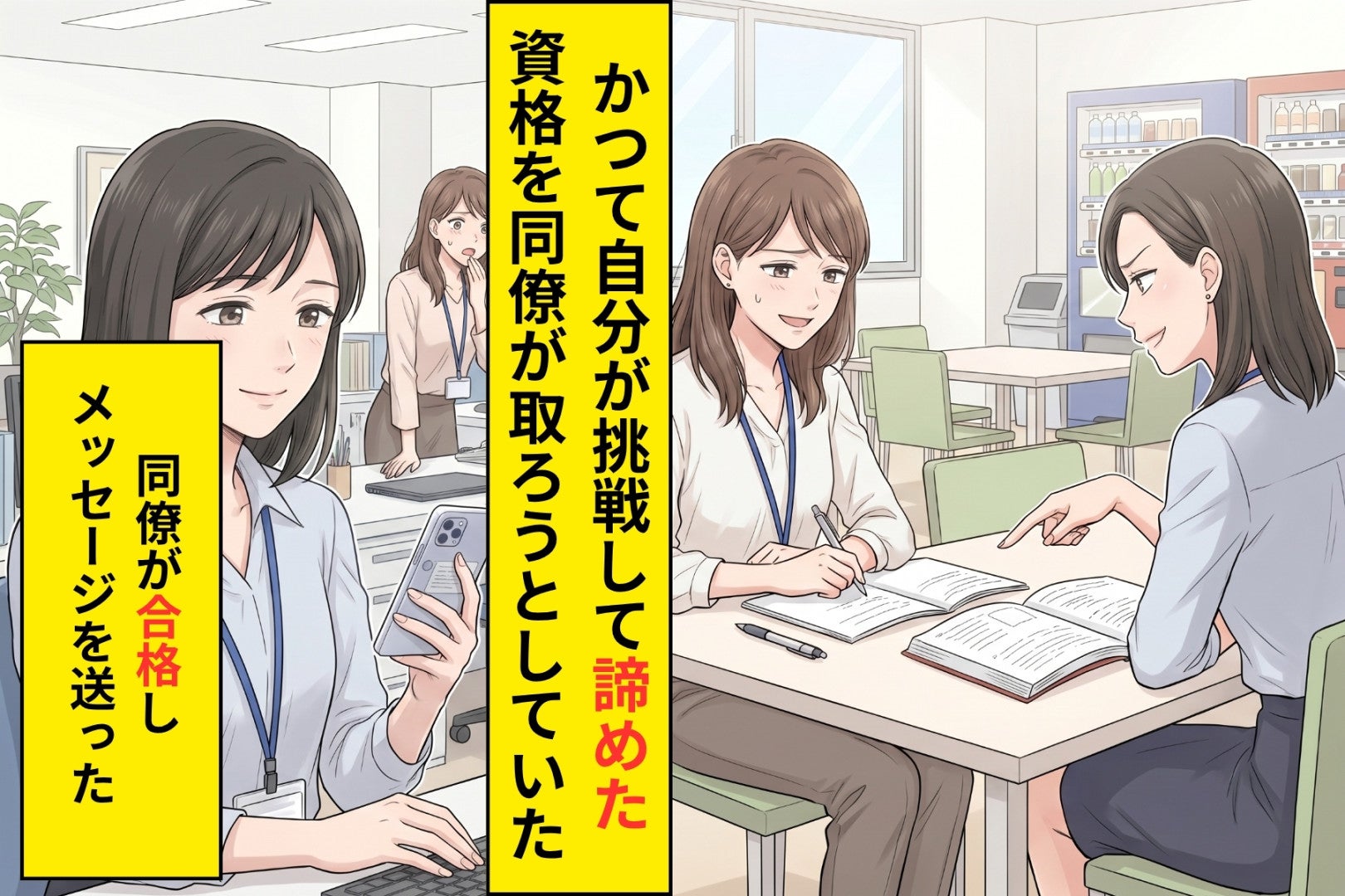 同じ資格に3年落ち続けた私が、合格した同僚をからかい続けた本当の理由