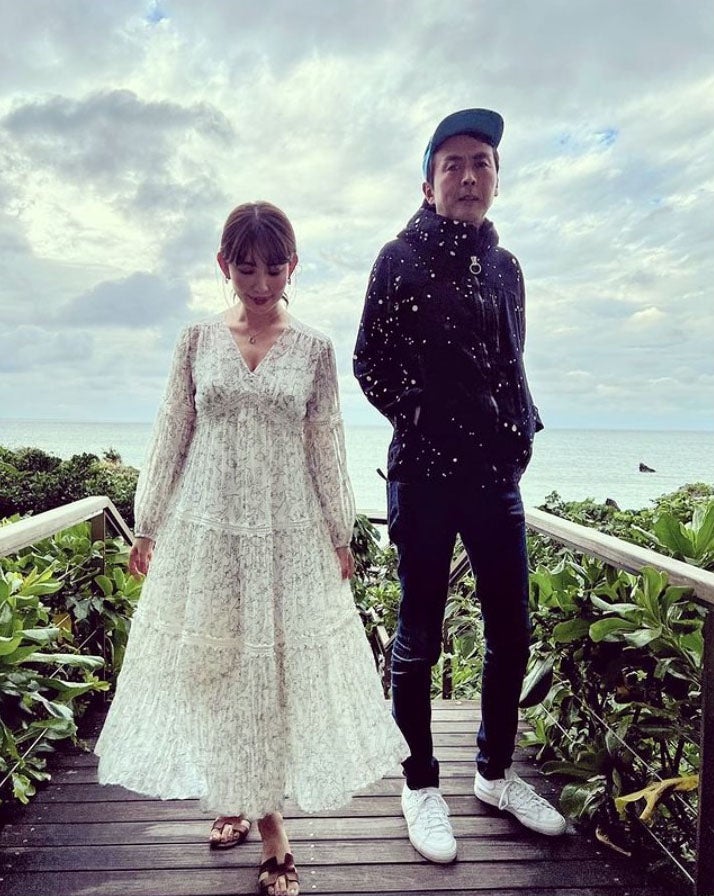 小嶋陽菜＆アンガールズ田中の2ショット「スタイルで対抗出来る芸人って俺だけ」