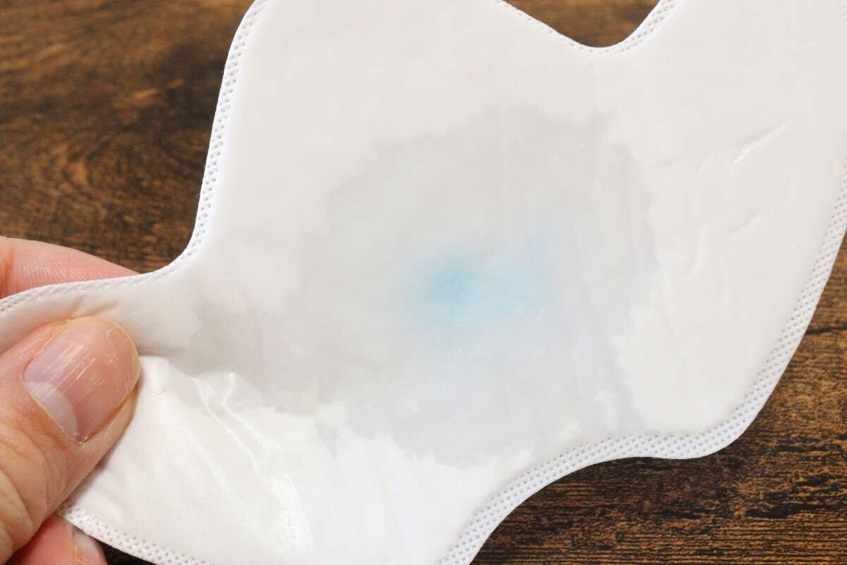 胸用吸汗パッド　裏面