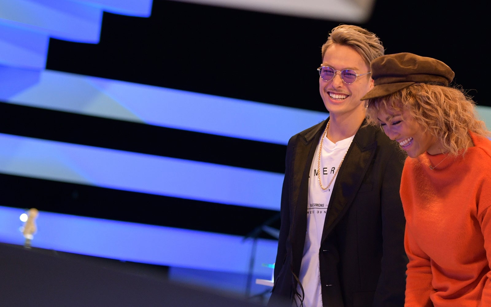 今市隆二、Crystal Kay／音楽番組「LOVE or NOT♪」より（提供画像）