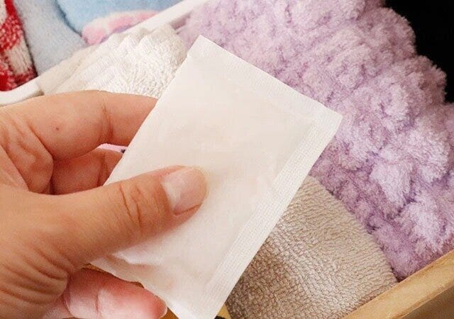 ダイソーのコスパ最強くり返し使える乾燥剤（20g×5個）