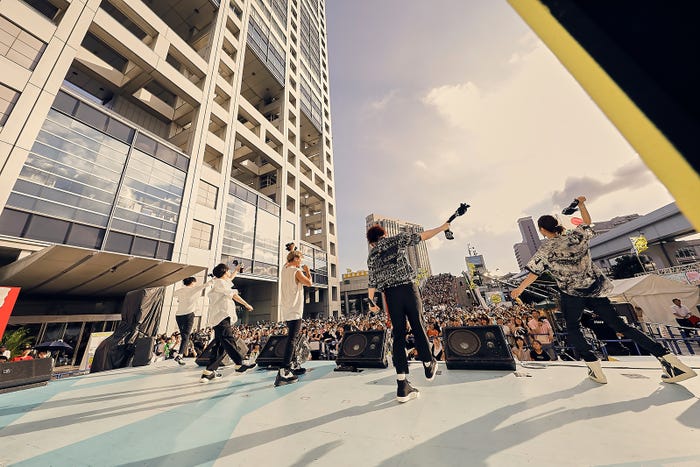 Da-iCE/めざましサマーライブ写真(カメラマンクレジット:椋尾 詩) (提供写真)