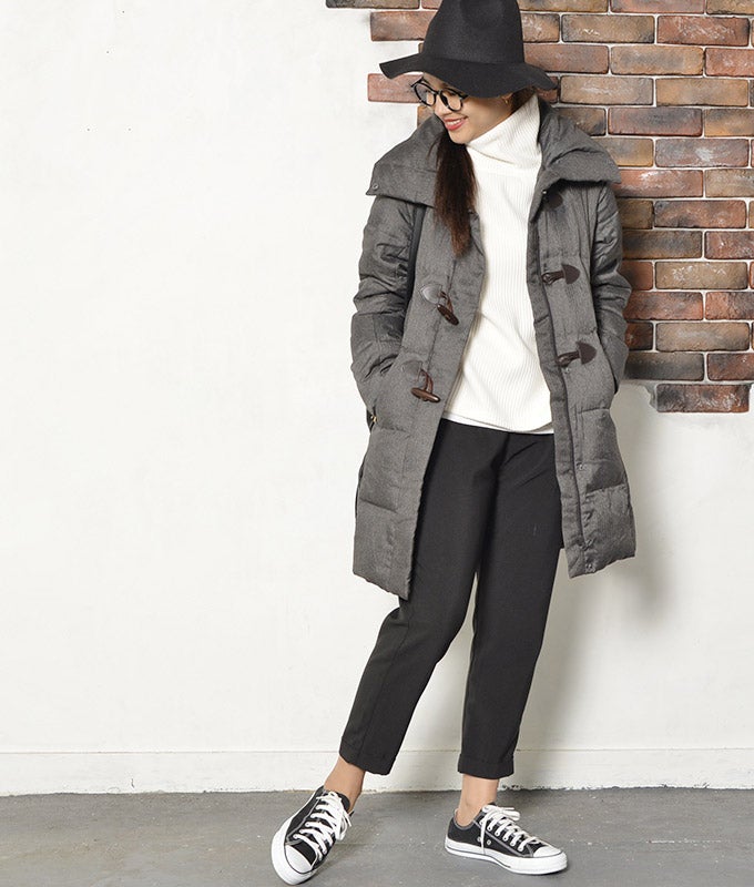 たっぷりボリュームのあったかダウンダッフルコート「coca」9,990円（税込）／画像提供：coca