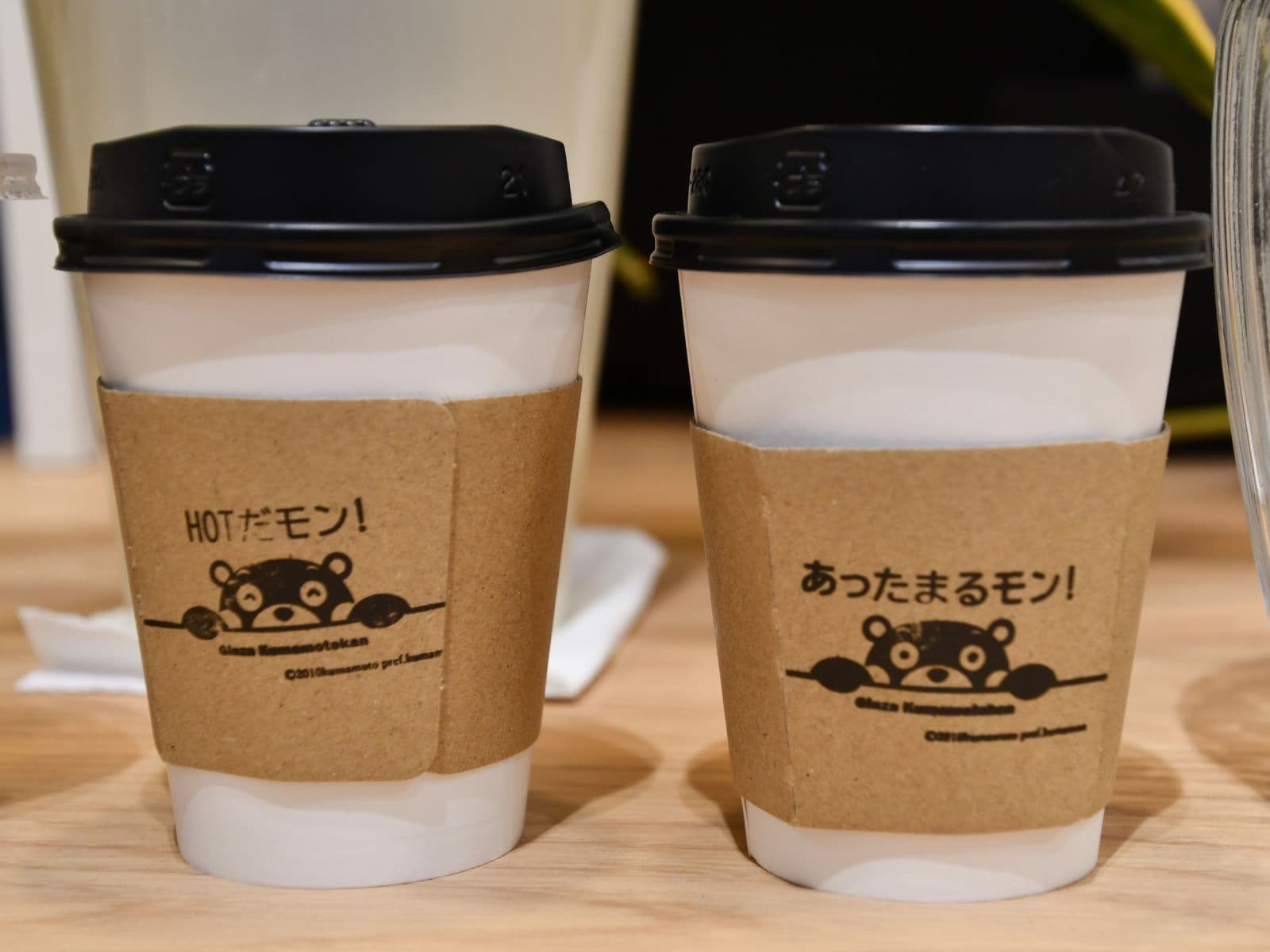 コーヒースリーブにもくまモン発見！