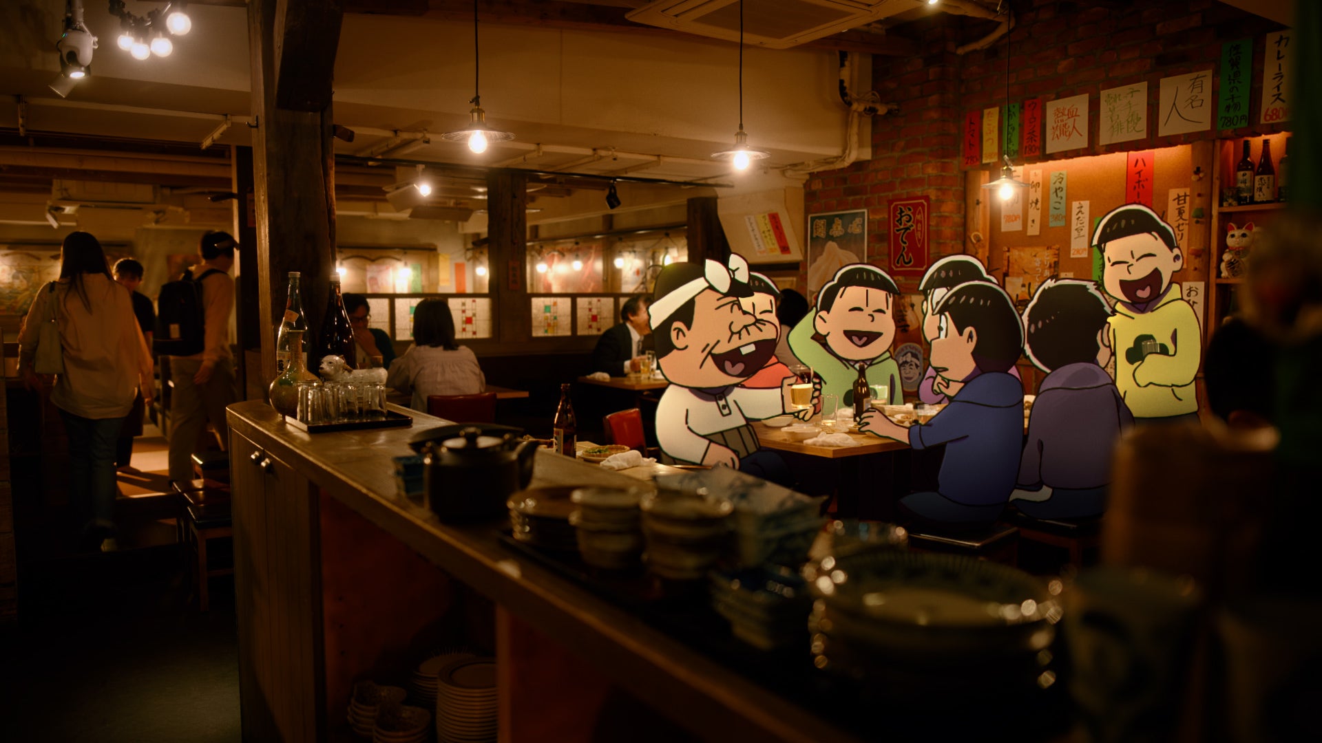 「6つ子とバカボンのパパ」篇（C）赤塚不二夫／おそ松さん製作委員会（C）赤塚不二夫／ぴえろ