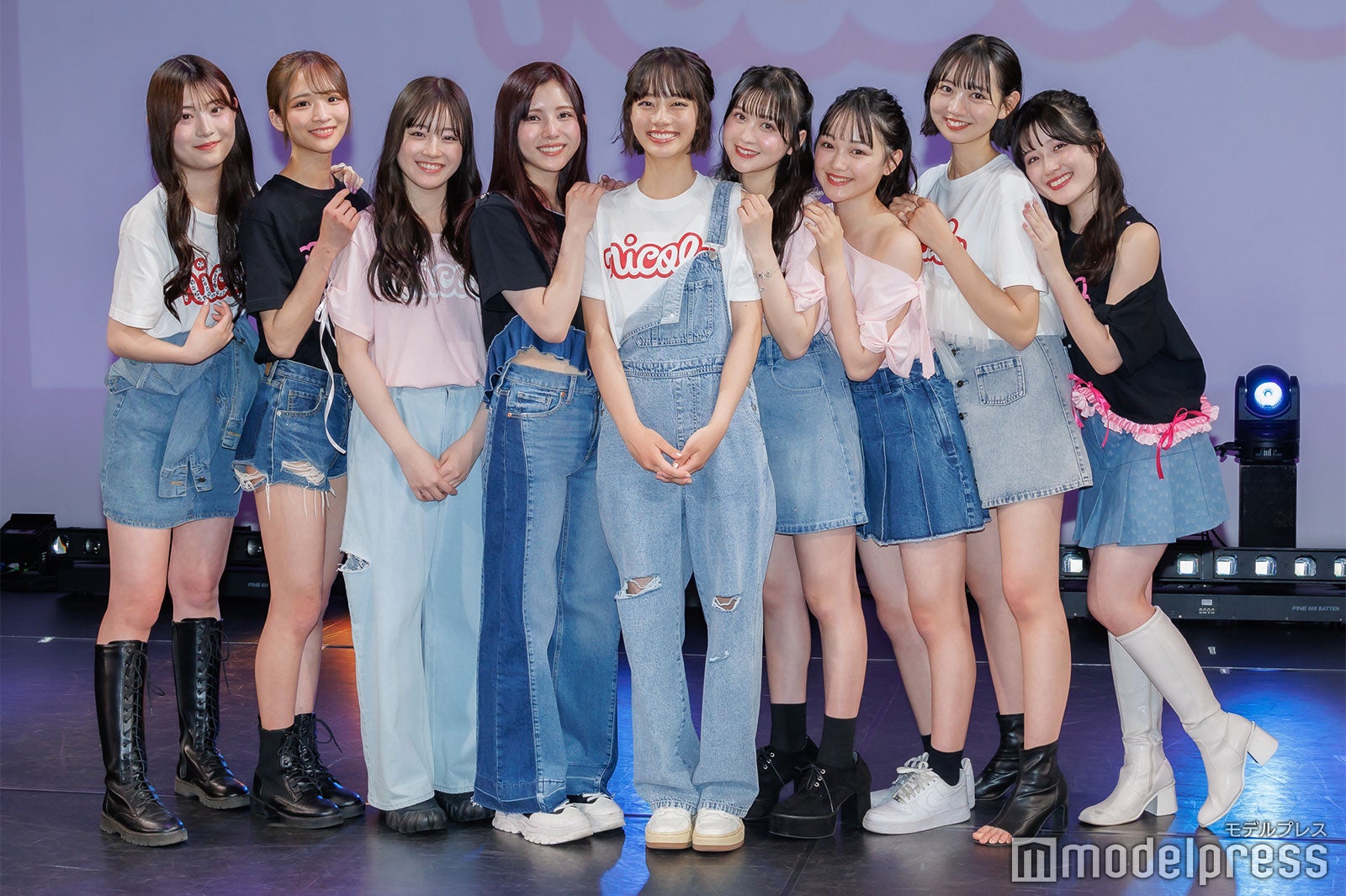 近藤藍月、中山あやか、足川結珠、高橋快空、池端杏慈、佐藤菜月海、藤野有紗、近藤結良、河村果歩（C）モデルプレス