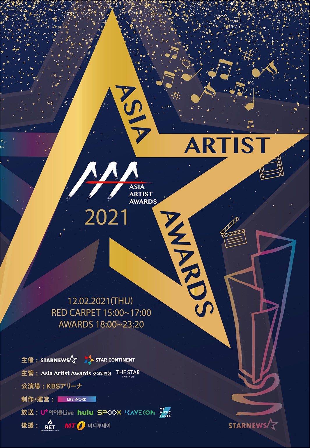 「2021 Asia Artist Awards」（提供写真）