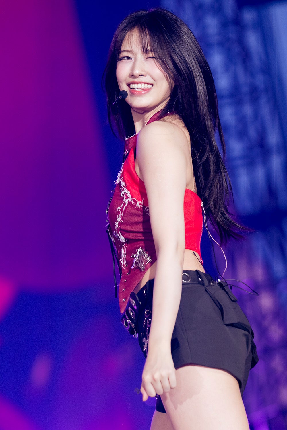 ユジン「IVE THE 1ST WORLD TOUR ‘SHOW WHAT I HAVE’」より（C）撮影：田中聖太郎写真事務所