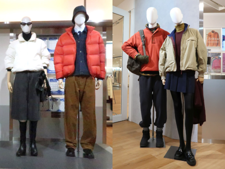 ユニクロ26年秋冬 定番商品でデザインや柄のバリエーション