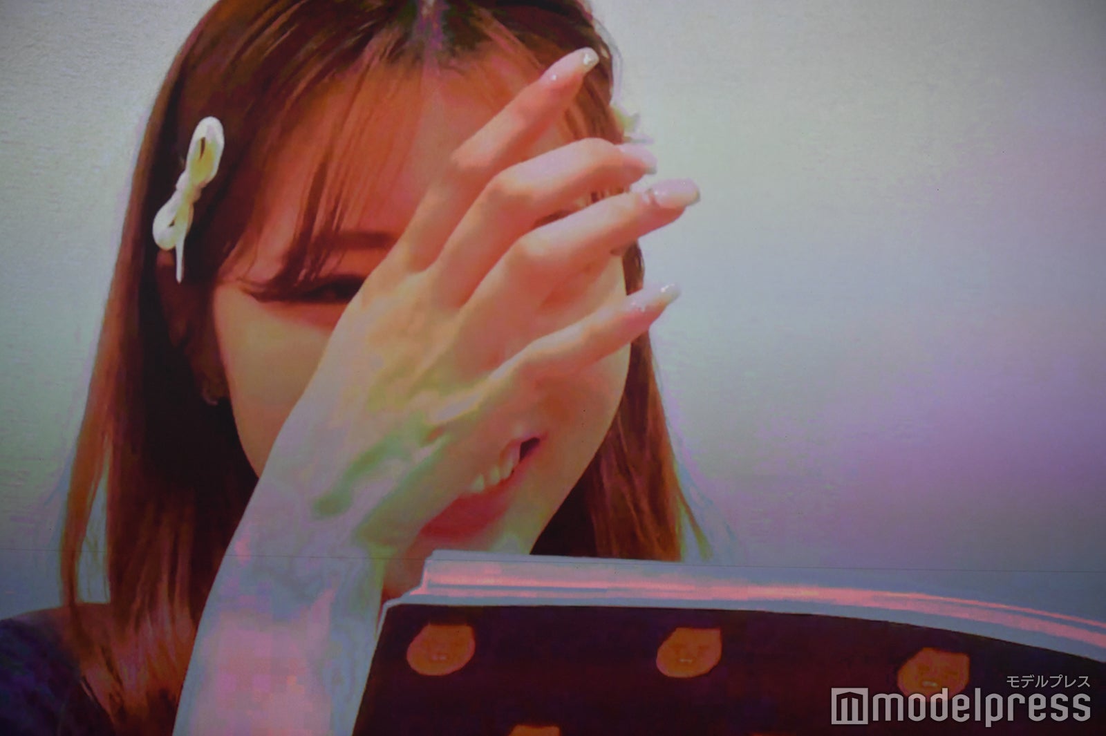 VTR出演したあいりる（C）モデルプレス