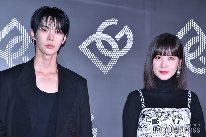 NCT/ドヨン、パク・ウンビン :オープニングイベント時より(C)モデルプレス