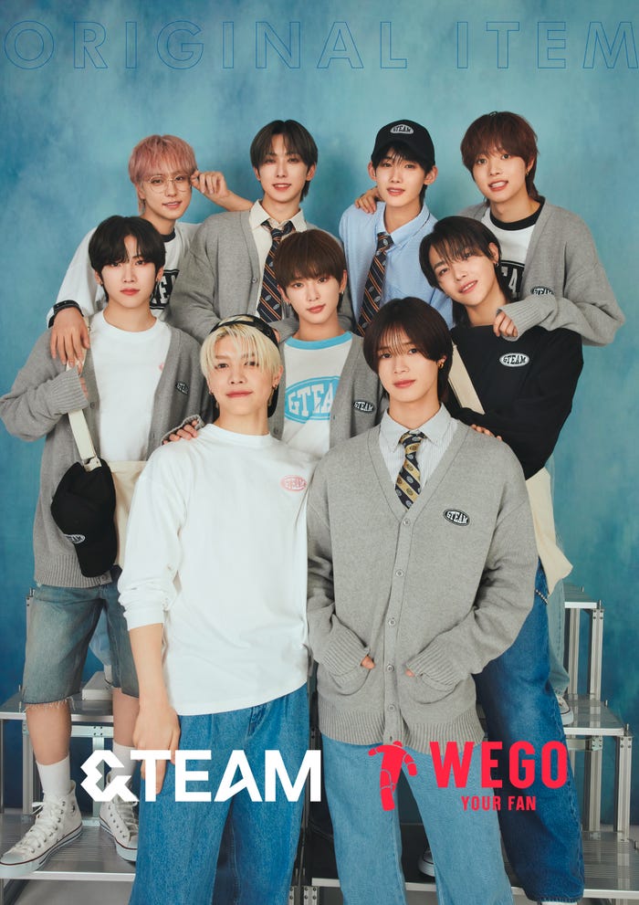 &TEAM「オリジナルアイテム着用ビジュアル」