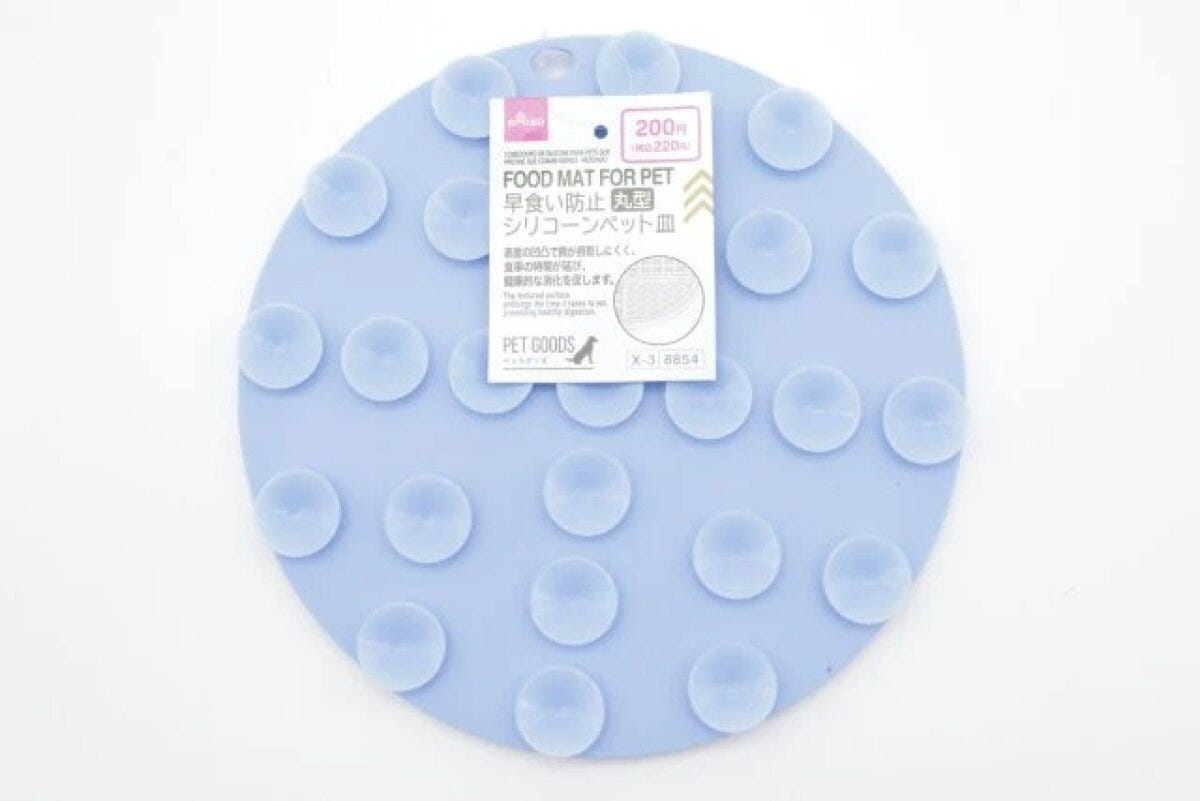 ダイソー　早食い防止シリコーンペット皿（丸型）　パッケージ