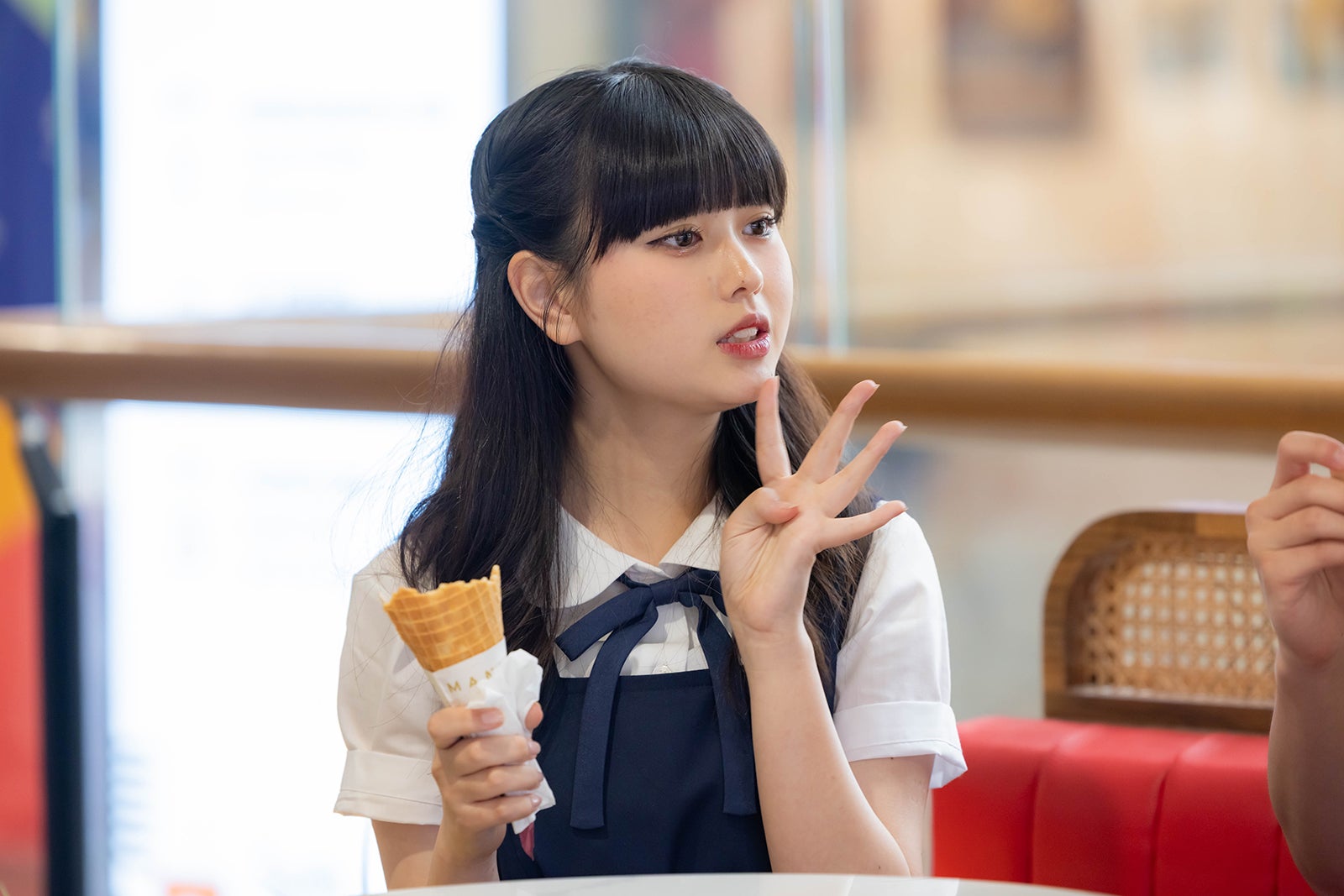 ひな「今日、好きになりました。マクタン編」第1話（C）AbemaTV, Inc.