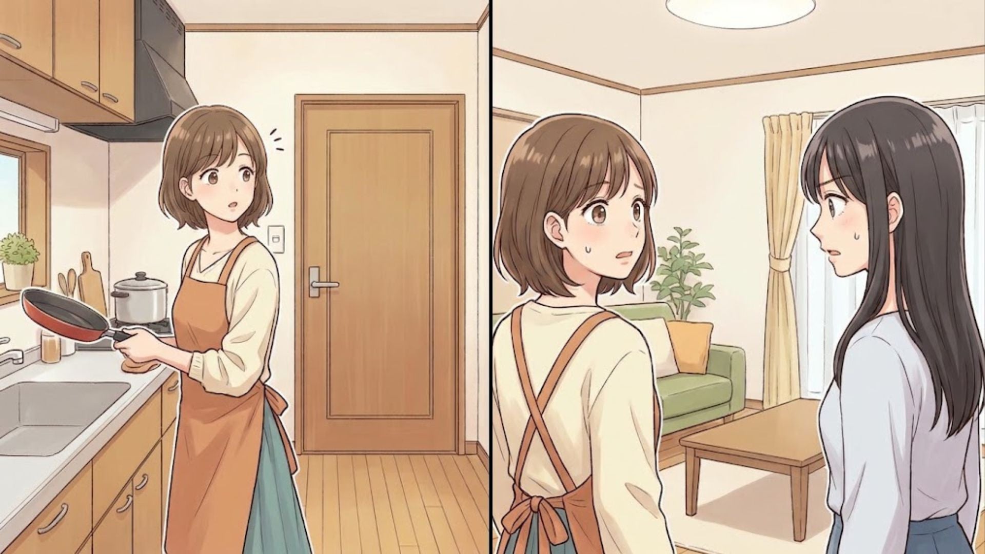 【最後にスカッと！】「2人に合鍵を渡すなんて、ずいぶんマメなんですね」合鍵を使って彼の家へ♡ サプライズで料理を準備していたら、見知らぬ女性が登場して【とんでもない修羅場】に...！？