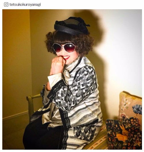 変装しておでかけ/黒柳徹子Instagramより