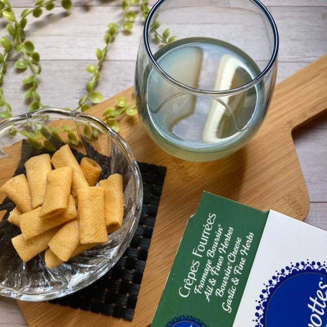 ワインとカルディのガヴォットミニクレープブルサンクリーム