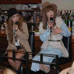 放射能について学んだ(左から)出羽瞳、板橋瑠美