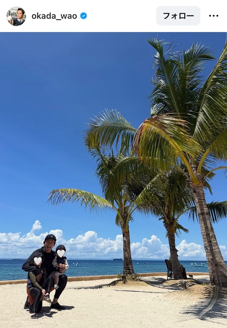 岡田圭右Instagramより