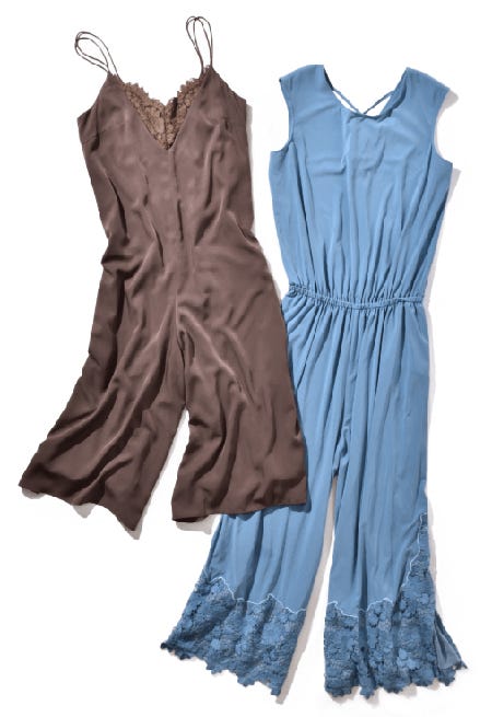 (左から)キャミロンパース¥14,750/リリディア(リリディア プランタン銀座店) オールインワン¥24,000/マイストラーダ(C)TOPLOG