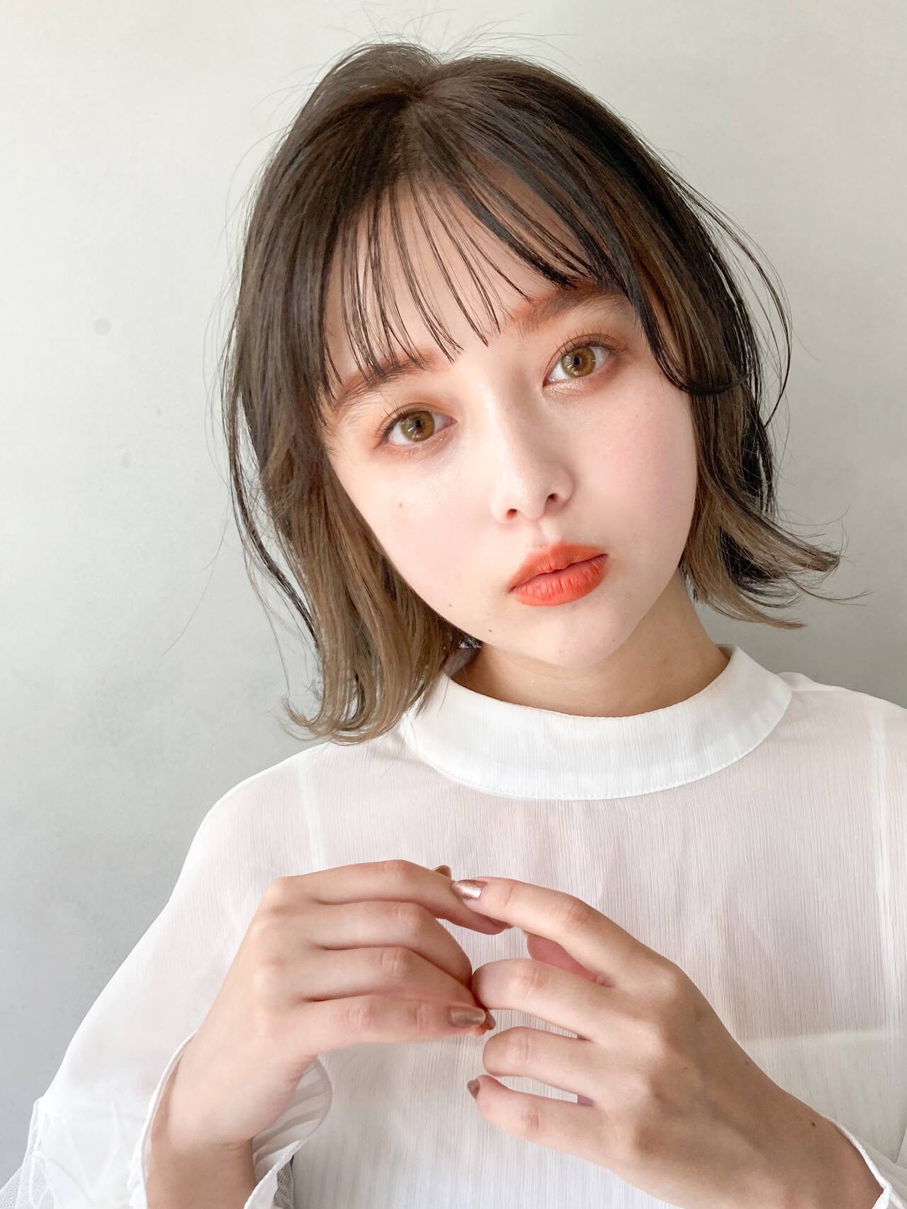 トレンド前髪最前線 パラっと束感バングはオシャレ感しかありません モデルプレス