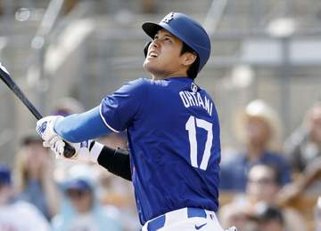 大谷翔平が5戦連続安打 第2打席に左中間への二塁打で先制演出 17戦連続出塁