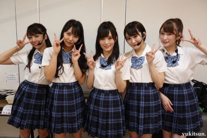 沖田彩華、白間美瑠、山本彩、川上礼奈、吉田朱里／NMB48オフィシャルブログ（Ameba）より