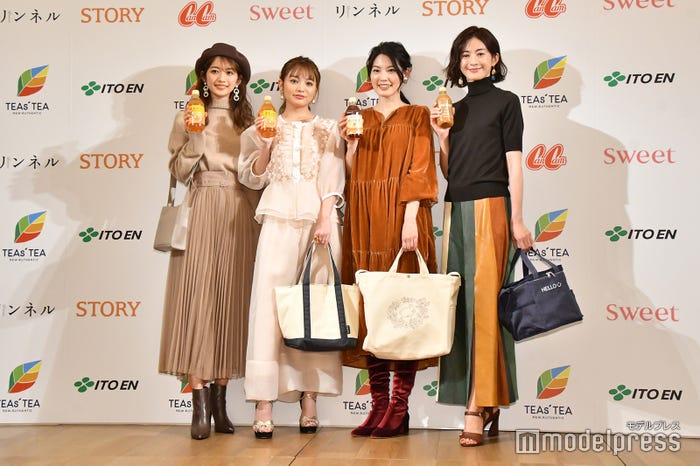 (左から)小室安未、吉木千沙都、森貴美子、高垣麗子(C)モデルプレス