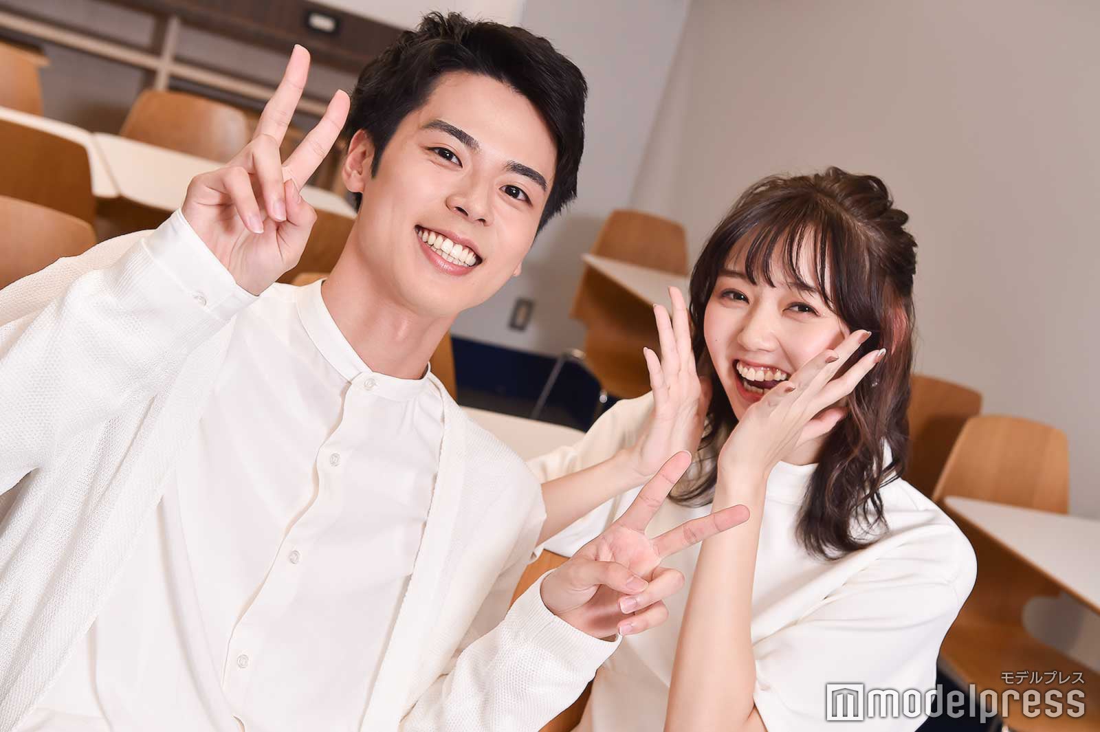 北條慶、江野沢愛美（C）モデルプレス