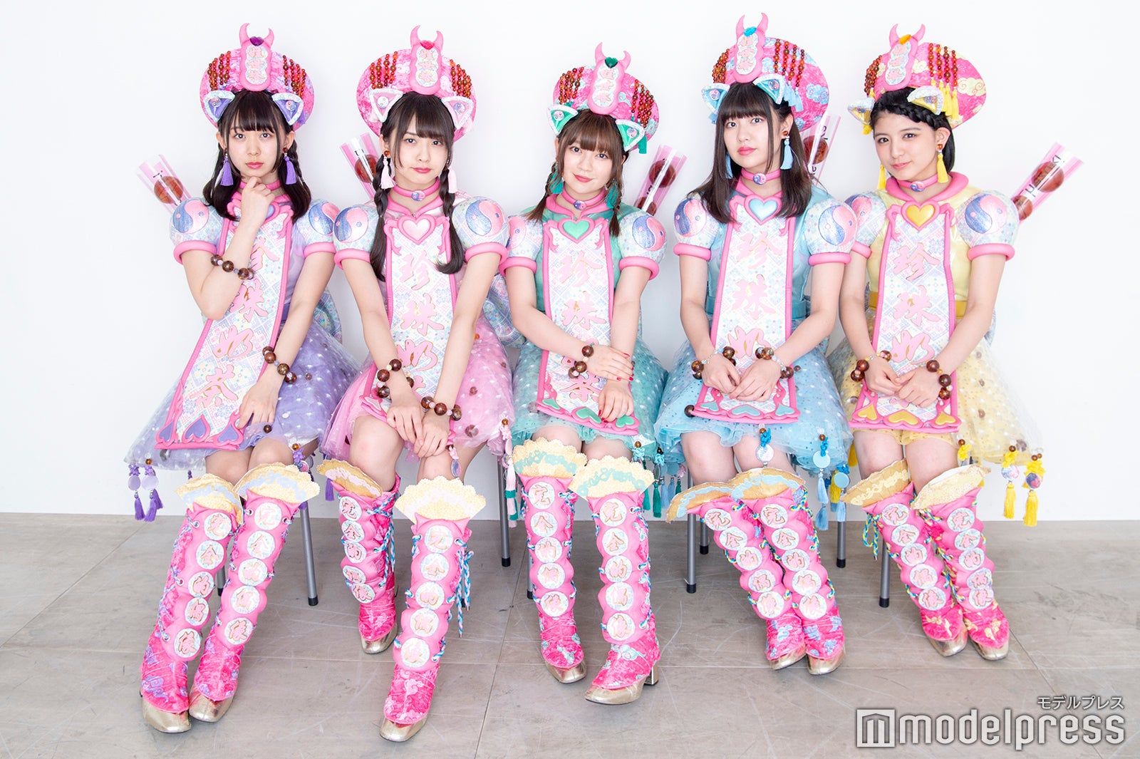 わーすた（左から）松田美里、三品瑠香、廣川奈々聖、小玉梨々華、坂元葉月（C）モデルプレス