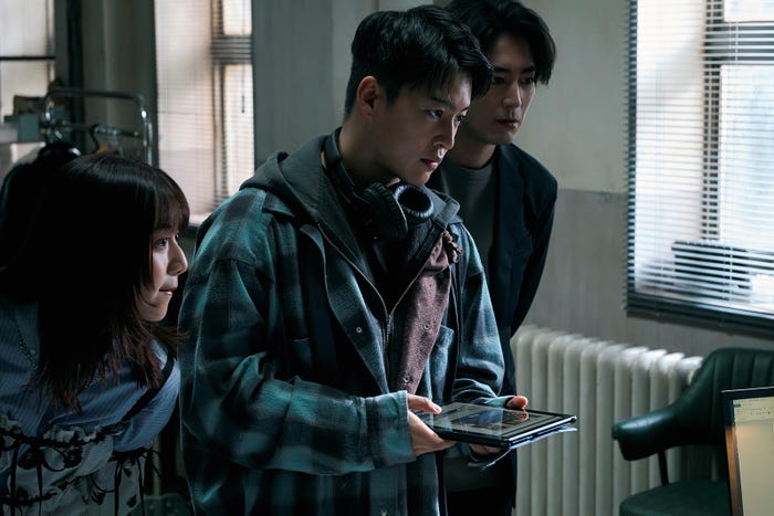 上白石萌歌、三山凌輝、間宮祥太朗(C)「イグナイト -法の無法者-」製作委員会・TBS