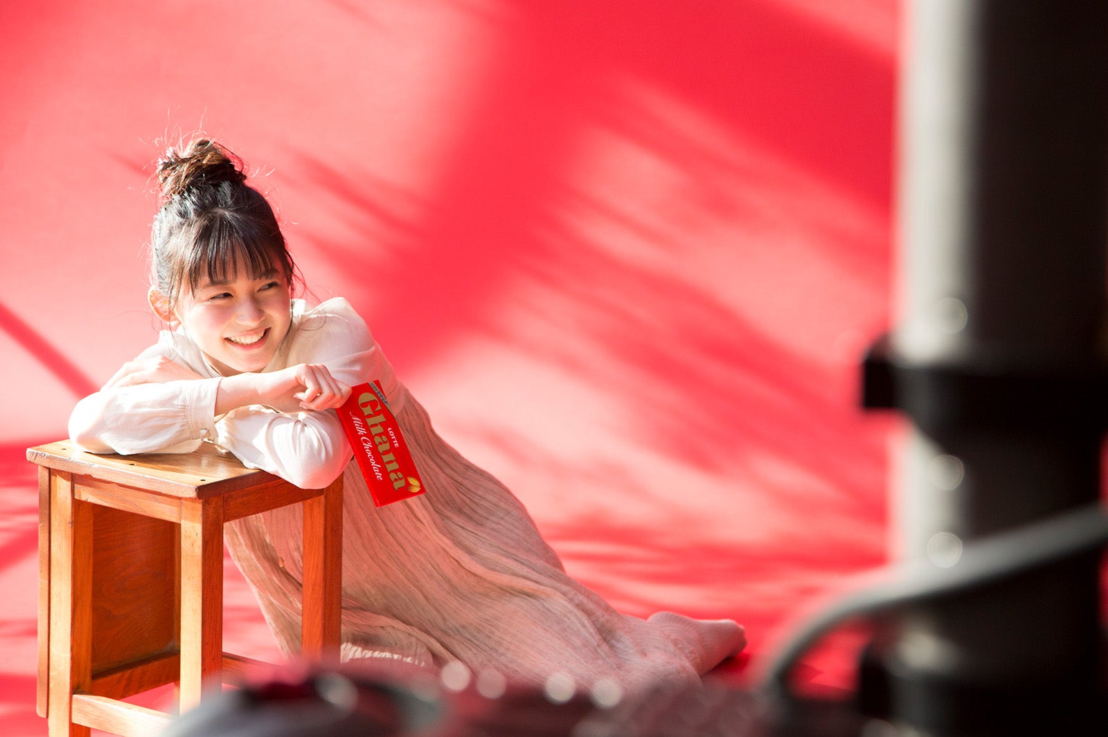 久間田琳加／新CMメイキングカット（提供画像）