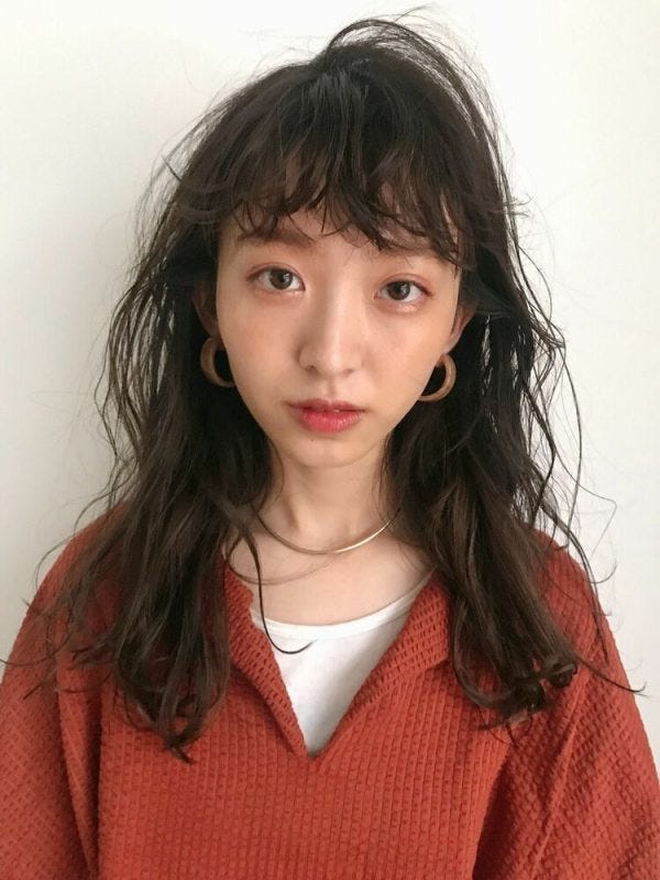 40代女性に合う デジタルパーマ ロング 特集 ふわっとさせるおすすめの髪型 モデルプレス