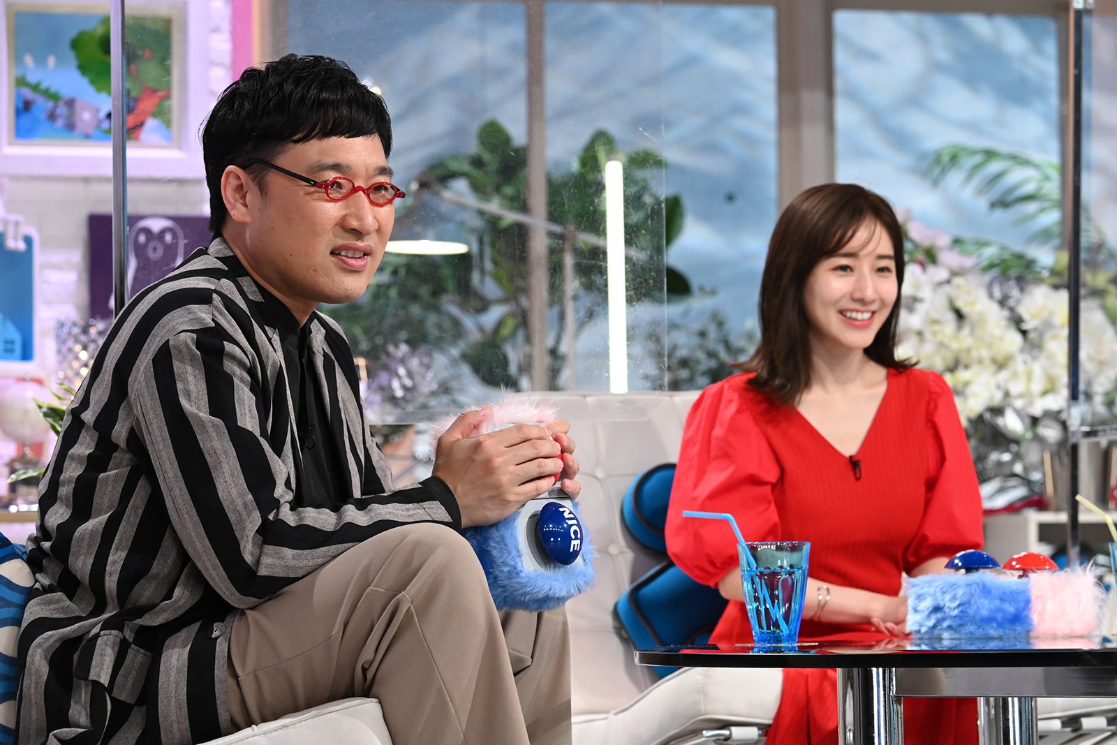 山里亮太、田中みな実（C）テレビ朝日