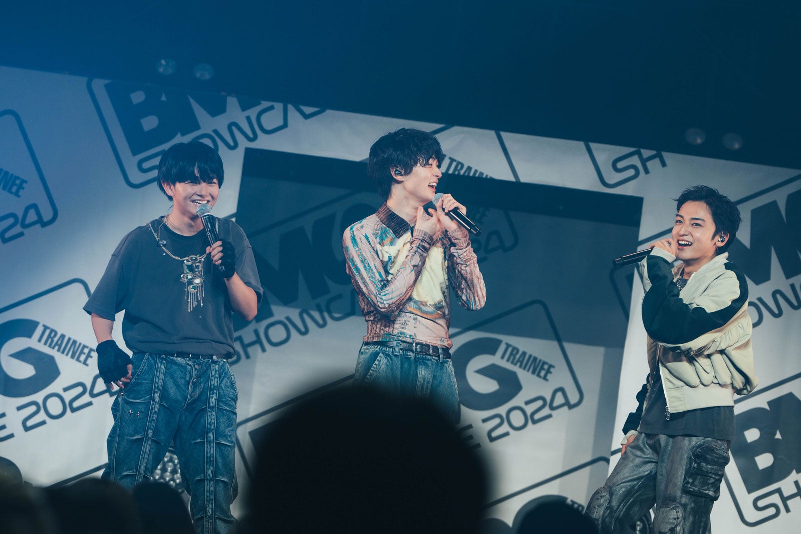 TAIKI、RUI、KANON「BMSG TRAINEE SHOWCASE TOUR 2024」撮影：Takahiro Tsuboi