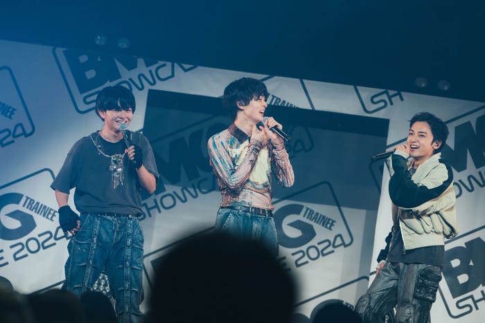 TAIKI、RUI、KANON「BMSG TRAINEE SHOWCASE TOUR 2024」撮影:Takahiro Tsuboi
