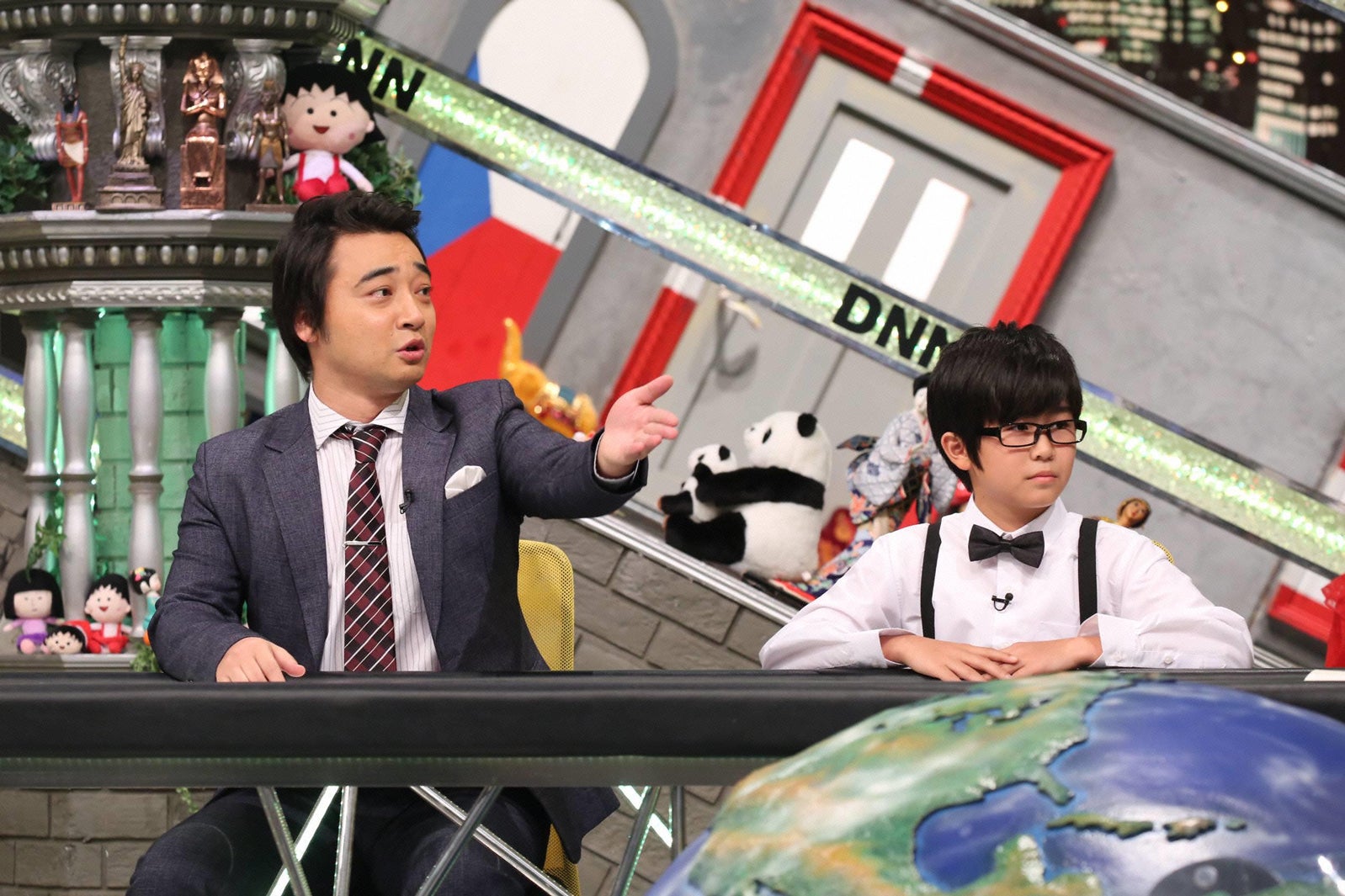 「全力！脱力タイムズ」斉藤慎二、鈴木福／画像提供：フジテレビ