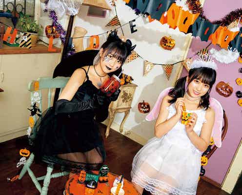 HKT48矢吹奈子&田中美久、可愛さ際立つハロウィン・クリスマスコーデで魅了