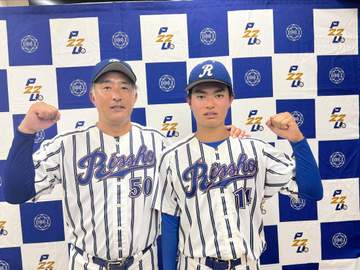 立正大 1部残留が確定 金剛監督「各チームから1勝は自信に」 1年生・大村は完投目前の初勝利
