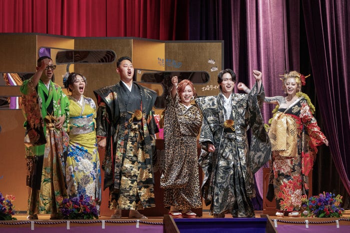 ミルク、てかりん、タックル、きぃーちゃん、てんてん、おとさん/Netflixリアリティシリーズ「ラヴ上等」(提供写真)